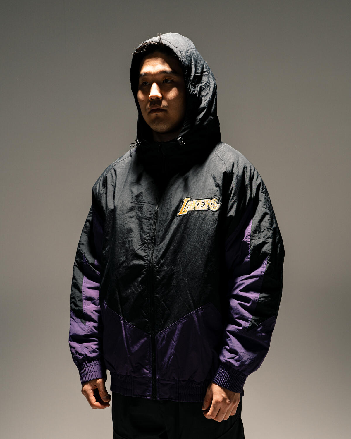 Mitchell & Ness NBA RETRO FULL ZIP JACKET - LA LAKERS | OJZP5939